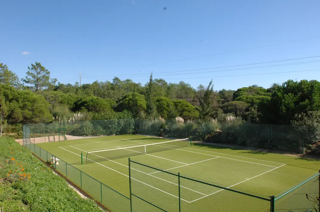 Exterior view of Casa Estrela luxury property surrounded by Algarve greenery
