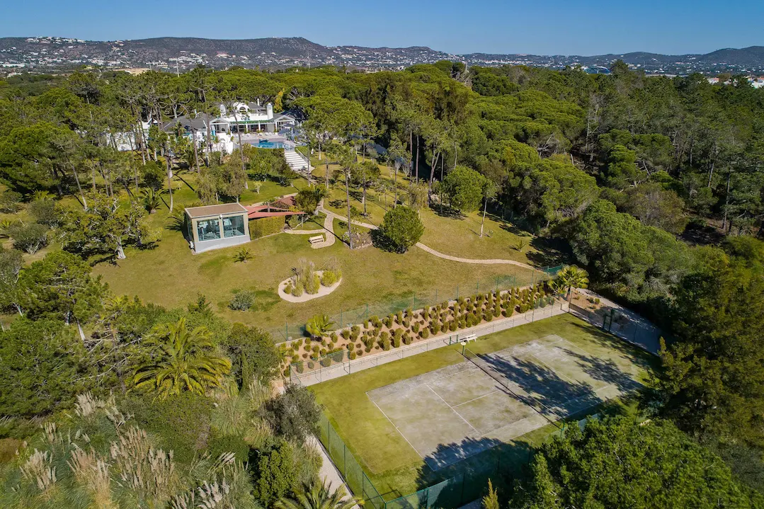 Exclusive architectural perspective of Casa Estrela luxury villa Algarve