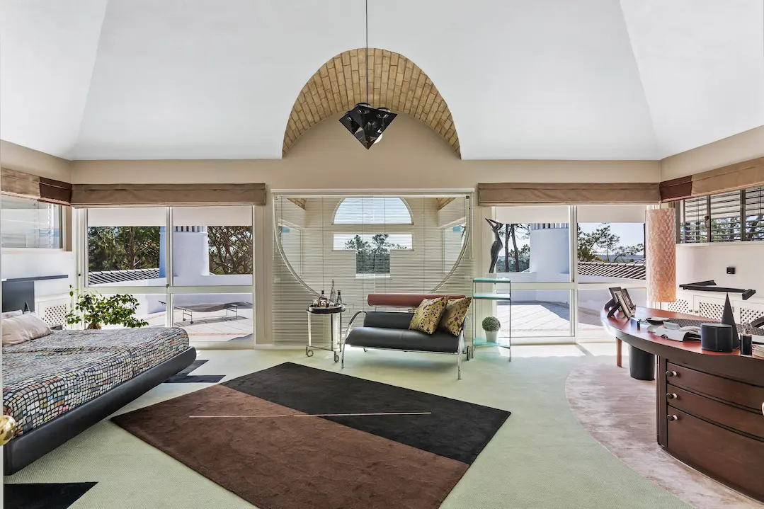 Master bedroom suite with terrace views in Casa Estrela luxury villa Algarve