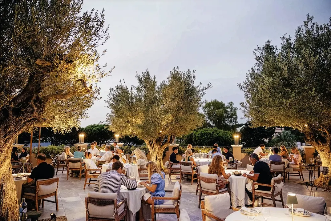 Casa Velha traditional Portuguese restaurant in Quinta do Lago Algarve with elegant atmosphere