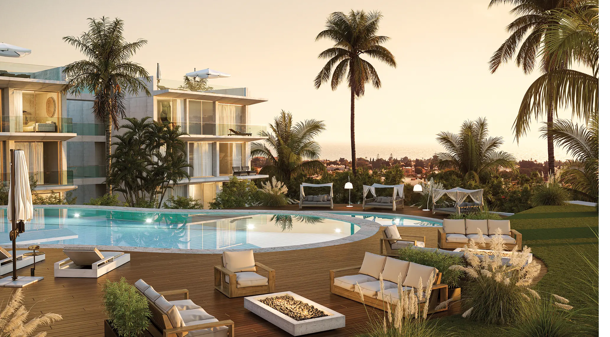 Nomad Bay luxury ocean-view resort in Carvoeiro Algarve with panoramic Atlantic coastline